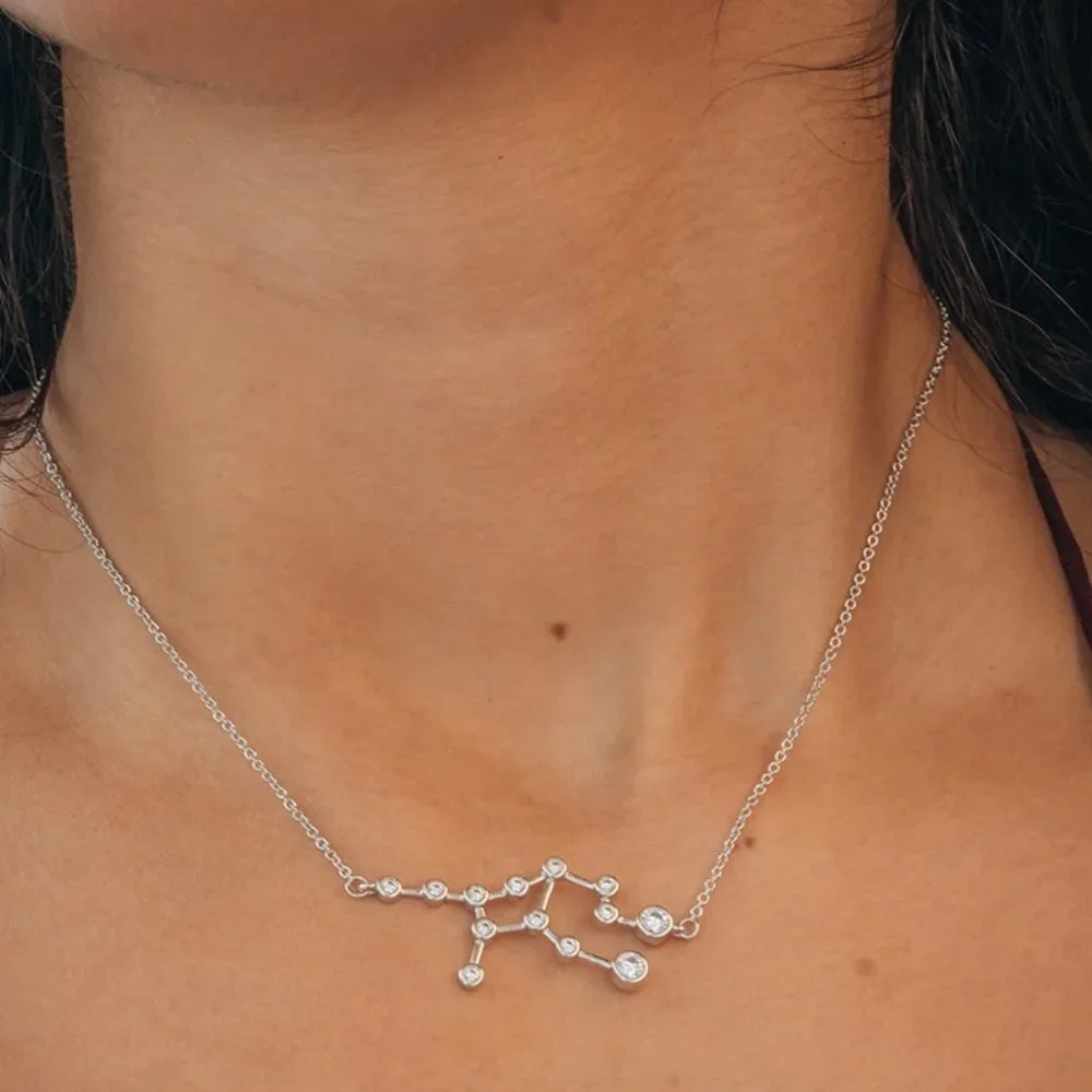 Virgo When Stars Align Constellation Astrology GOLD Necklace ♍… - Picture 1 of 9